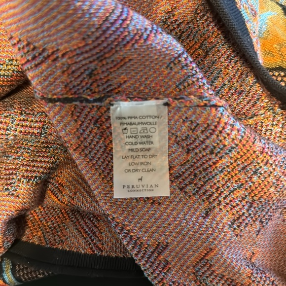 Peruvian connection, extra large floral sweater dress - Picture 3 of 3